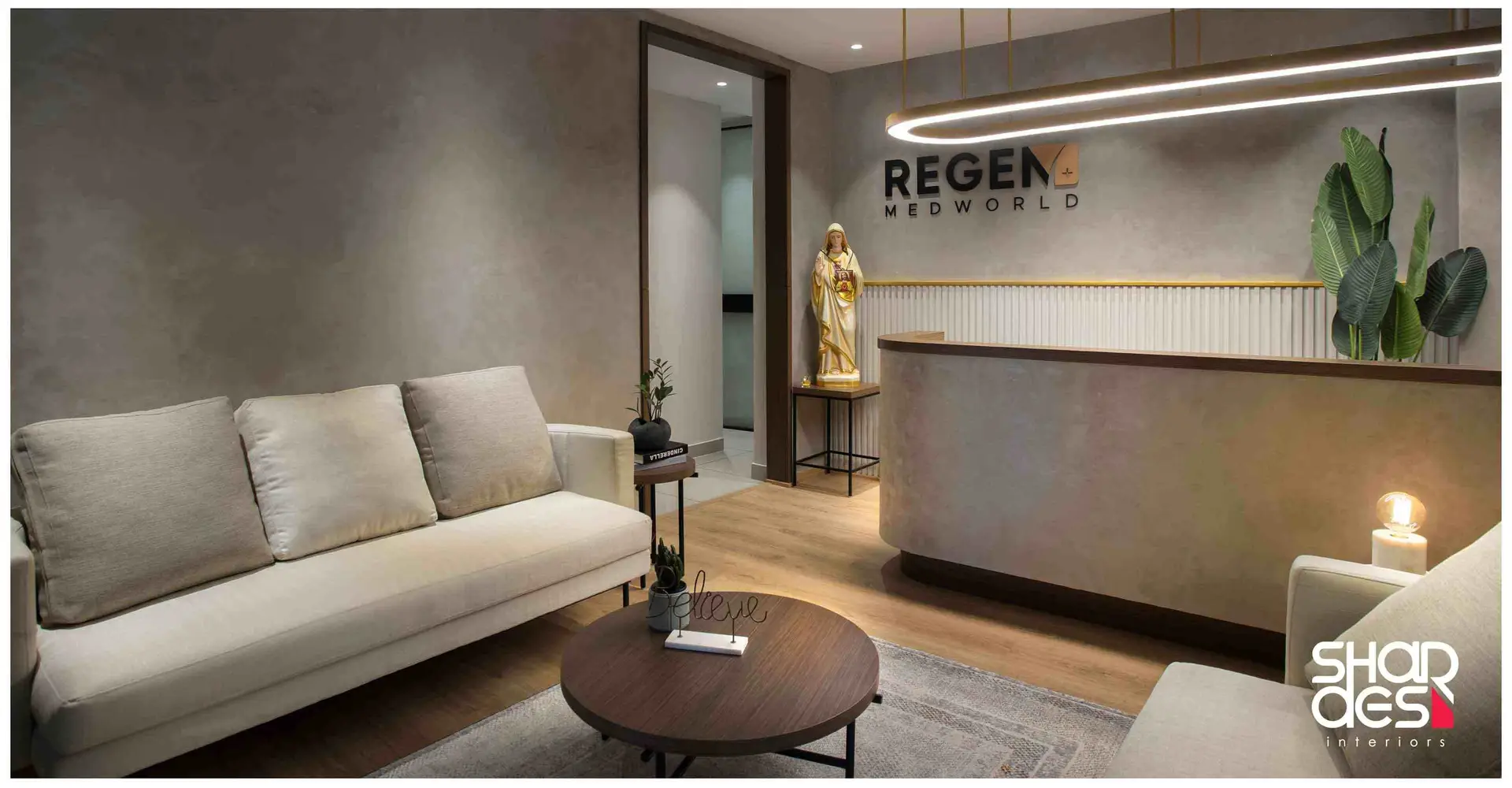 Modern small clinic interior design