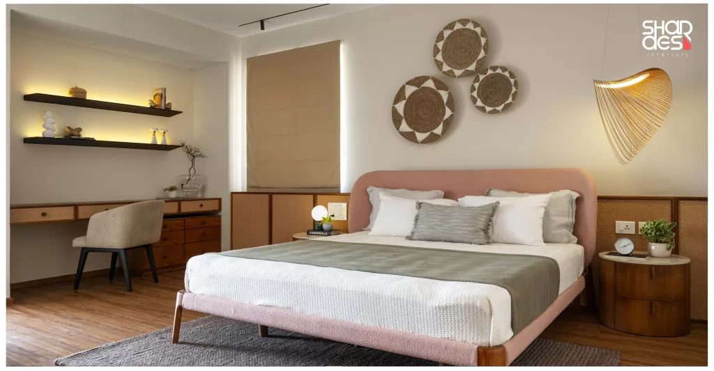 Modern master bedroom