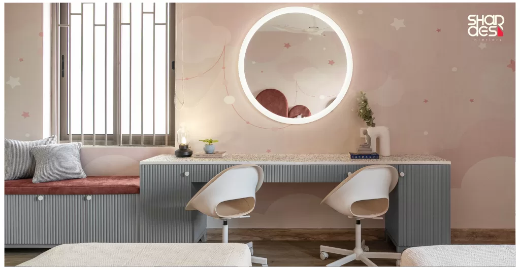 Kids study room design