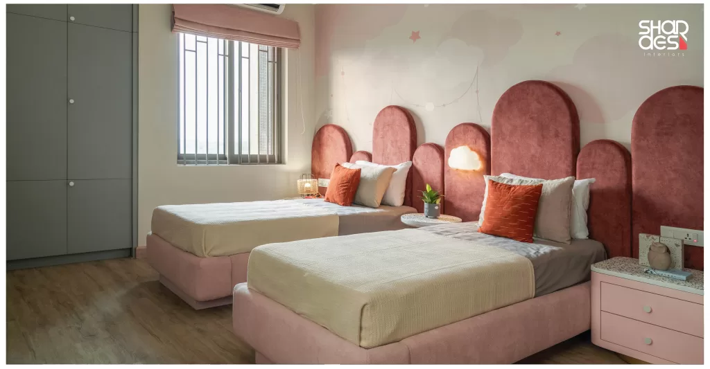 Kids bedroom interior