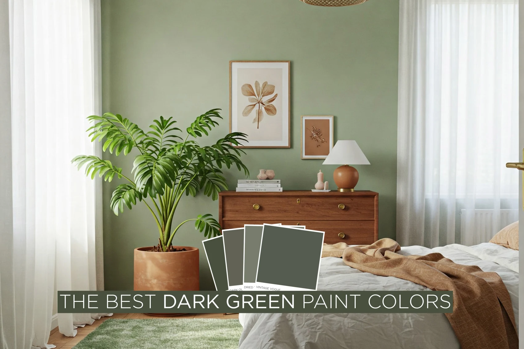 dark green paint